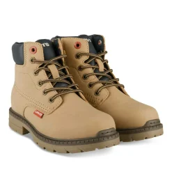Bottines Montagne MARRON Garçon Motif Uni Lacets