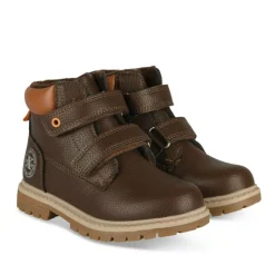Bottines Montagne MARRON Garçon Motif Multicolore Scratch