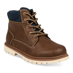 Bottines Montagne MARRON Garçon Lacets