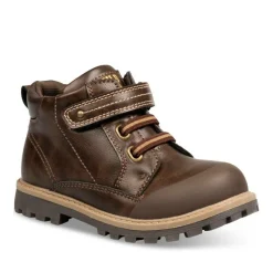 Bottines Montagne MARRON Garçon Motif Uni Fermeture éclair