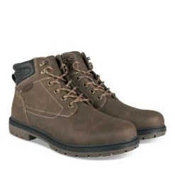 Bottines Montagne MARRON Homme Motif Uni Lacets