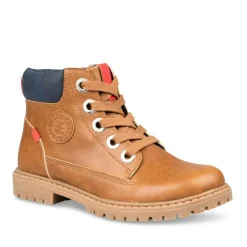 Bottines Montagne MARRON Garçon Motif Uni Lacets