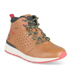 Bottines Montagne MARRON Garçon Motif Uni Lacets