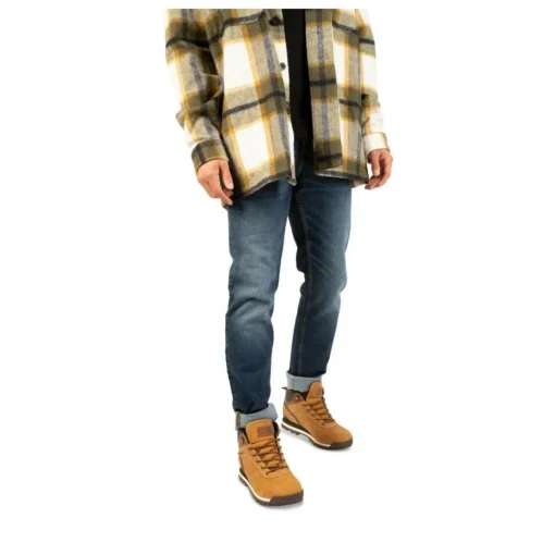 Bottines Montagne MARRON Homme Motif Uni Lacets