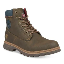 Bottines Montagne MARRON Homme Lacets