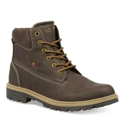 Bottines Montagne MARRON Homme Lacets