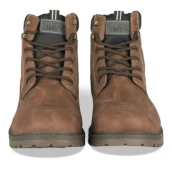 Bottines Montagne MARRON Homme Motif Uni Lacets