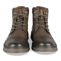 Bottines Montagne MARRON Homme Motif Uni Lacets