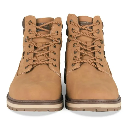 Bottines Montagne MARRON Homme Motif Uni Lacets