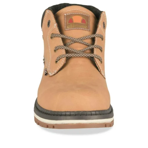 Bottines Montagne MARRON Homme Motif Uni Lacets