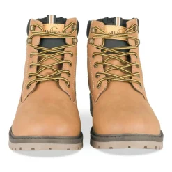 Bottines Montagne MARRON Homme Motif Uni Lacets