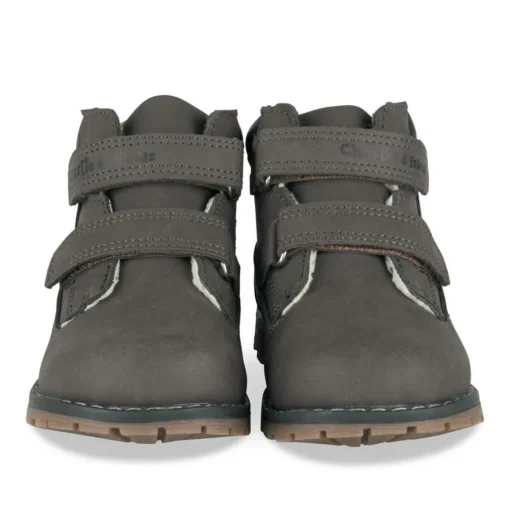 Bottines Montagne MARRON Garçon Motif Uni Scratch