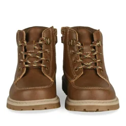 Bottines Montagne MARRON Garçon Motif Uni Lacets