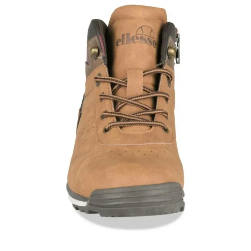 Bottines Montagne MARRON Garçon Motif Uni Lacets