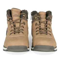 Bottines Montagne MARRON Garçon Motif Uni Lacets