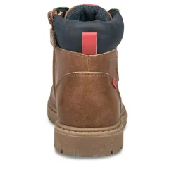 Bottines Montagne MARRON Garçon Motif Uni Lacets
