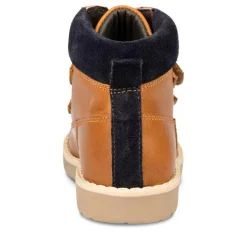 Bottines Montagne MARRON Garçon CUIR Motif Uni Scratch