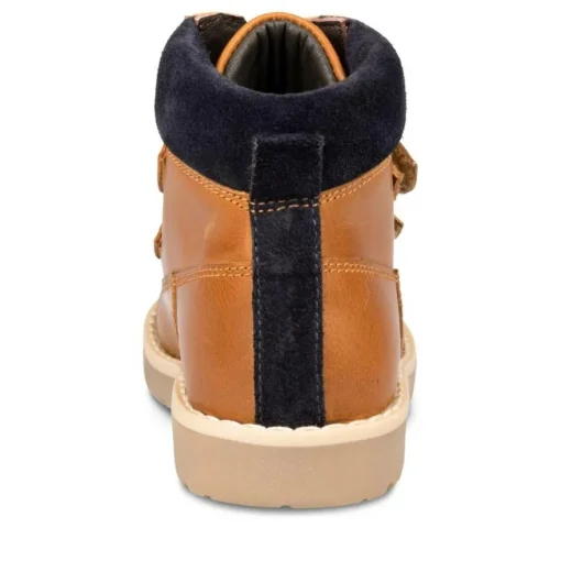Bottines Montagne MARRON Garçon CUIR Motif Uni Scratch