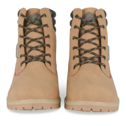 Bottines Montagne MARRON Homme Motif Uni Lacets