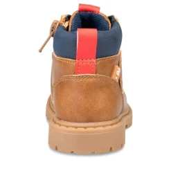 Bottines Montagne MARRON Garçon Motif Uni Lacets