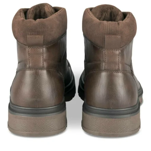 Bottines Montagne MARRON Homme Motif Uni Lacets