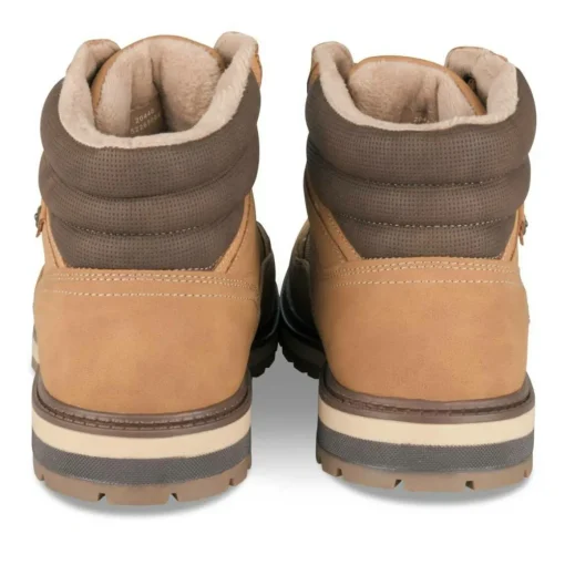 Bottines Montagne MARRON Homme Motif Uni Lacets