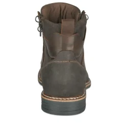 Bottines Montagne MARRON Homme CUIR Motif Uni A Enfiler