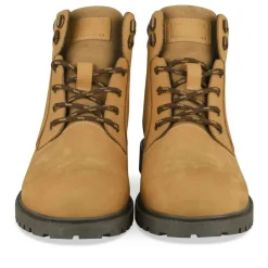 Bottines Montagne MARRON Homme CUIR Motif Uni Lacets