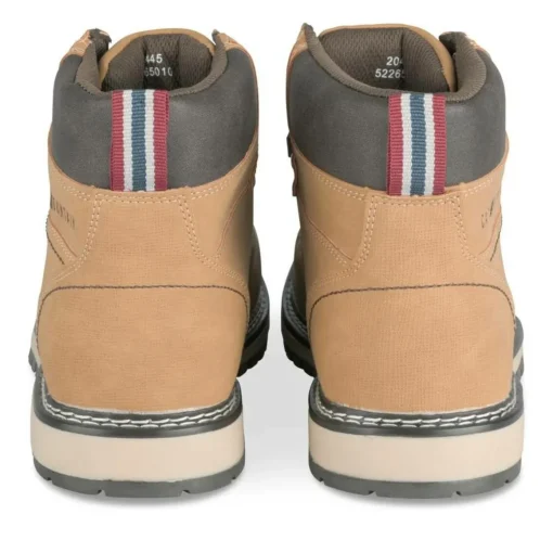 Bottines Montagne MARRON Homme Motif Uni Lacets
