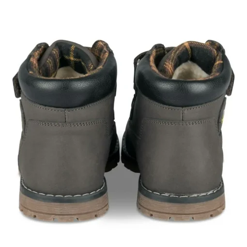 Bottines Montagne MARRON Garçon Motif Uni Scratch
