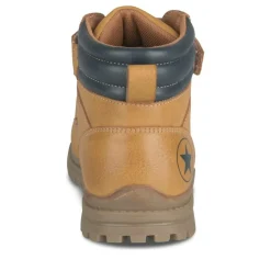 Bottines Montagne MARRON Garçon Motif Uni Scratch