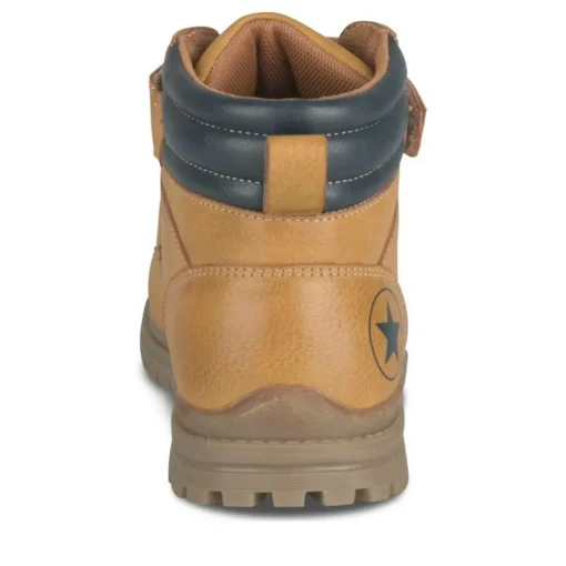 Bottines Montagne MARRON Garçon Motif Uni Scratch
