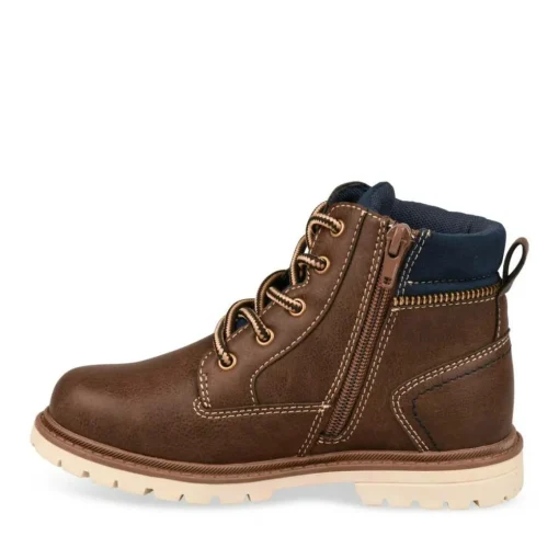 Bottines Montagne MARRON Garçon Lacets