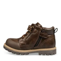 Bottines Montagne MARRON Garçon Motif Uni Fermeture éclair
