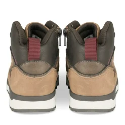 Bottines Montagne MARRON Garçon Motif Uni Lacets