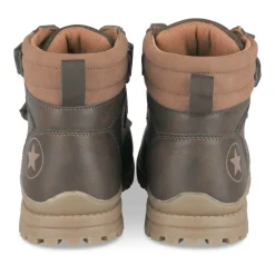 Bottines Montagne MARRON Garçon Motif Uni Scratch