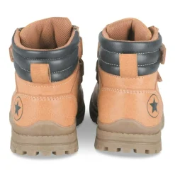 Bottines Montagne MARRON Garçon Motif Uni Scratch