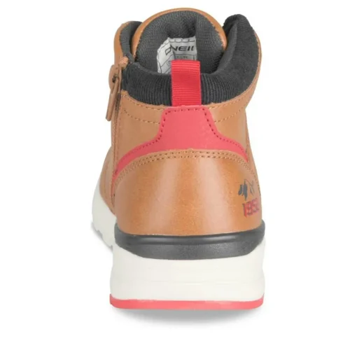 Bottines Montagne MARRON Garçon Motif Uni Lacets