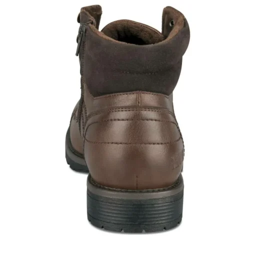 Bottines Montagne MARRON Homme Motif Uni Lacets