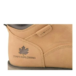 Bottines Montagne MARRON Homme Motif Uni Lacets