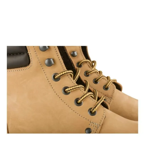 Bottines Montagne MARRON Homme CUIR Motif Uni Lacets