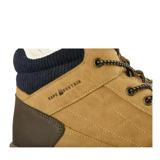 Bottines Montagne MARRON Homme Motif Uni Lacets