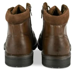 Bottines Montagne MARRON Homme Motif Uni Lacets