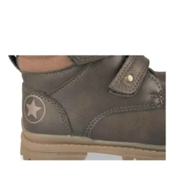 Bottines Montagne MARRON Garçon Motif Uni Scratch