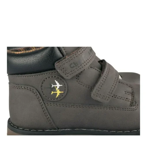 Bottines Montagne MARRON Garçon Motif Uni Scratch