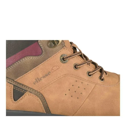 Bottines Montagne MARRON Garçon Motif Uni Lacets