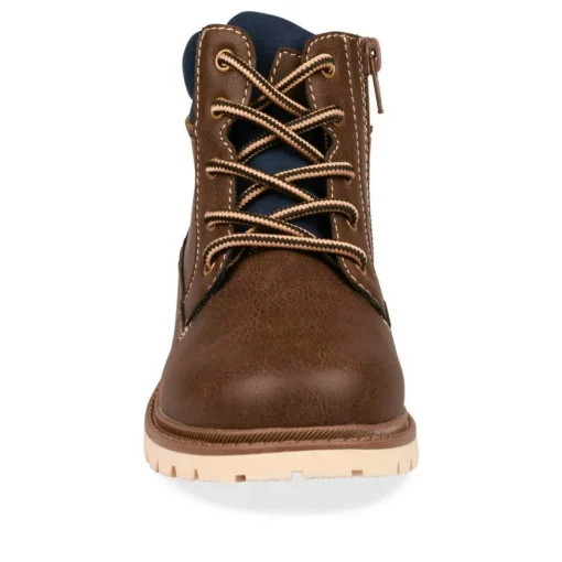Bottines Montagne MARRON Garçon Lacets