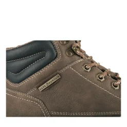 Bottines Montagne MARRON Homme Motif Uni Lacets