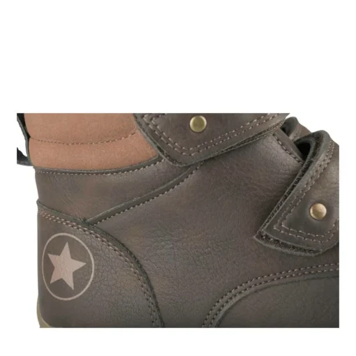 Bottines Montagne MARRON Garçon Motif Uni Scratch