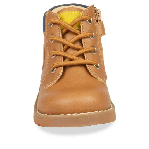 Bottines Montagne MARRON Garçon Lacets